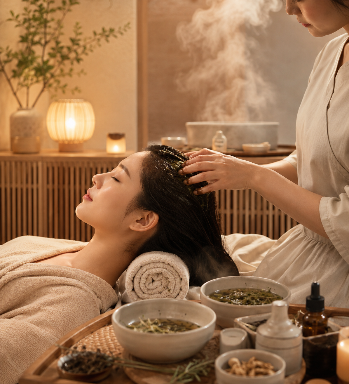 Korean scalp treatment at Maple Head Spa Dewsbury